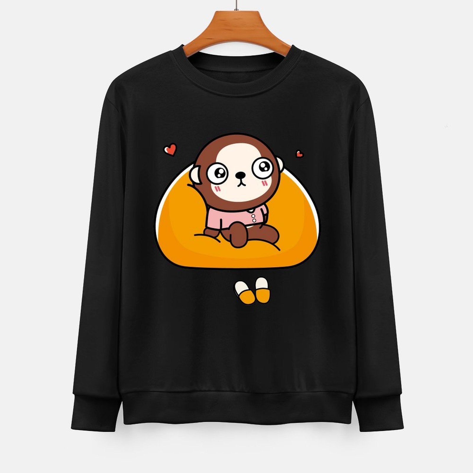 Front Patterned Long Sleeve TopEverydayWear Classic